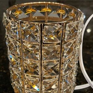 Candle lamp aroma warmer. 5 1/4” tall.